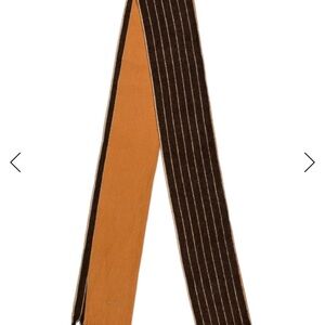 Prada 100% Cashmere Scarf in Brown and Orange